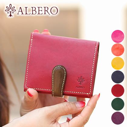 ALBERO（アルベロ） レディース 財布 折財布 二つ折り財布 小銭入れ