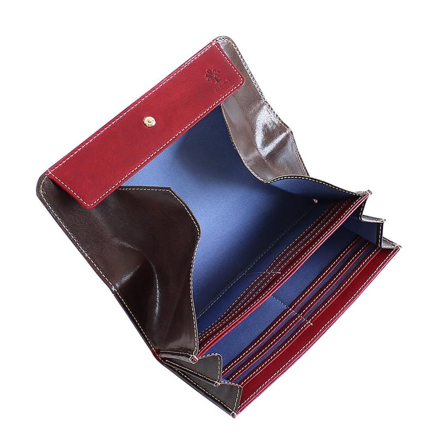 ALBERO（アルベロ） レディース 財布 長財布 かぶせ ギャルソンタイプ