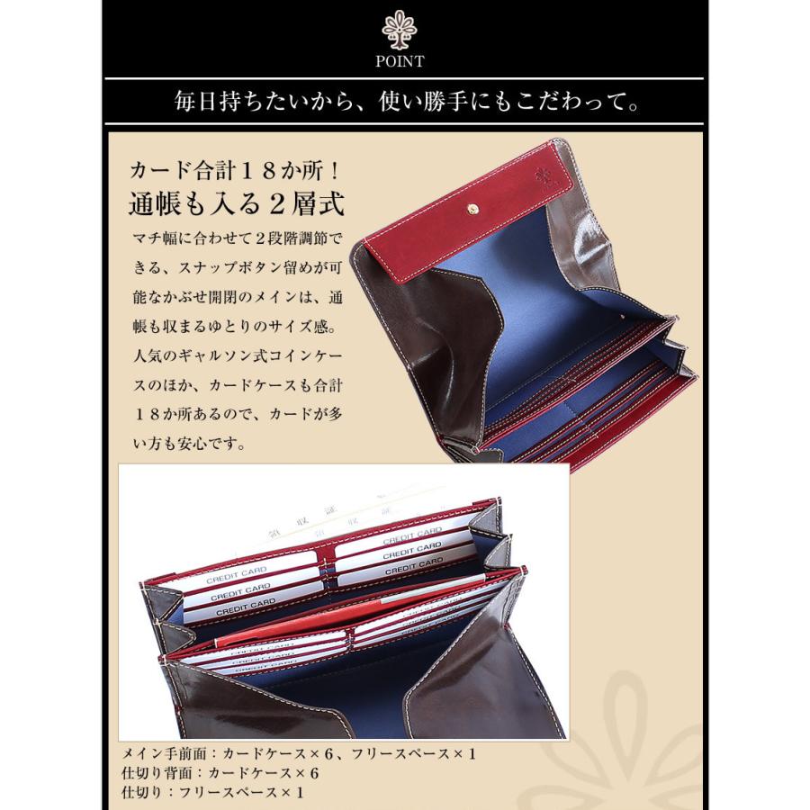 ALBERO アルベロ レディース 財布 長財布 かぶせ ギャルソンタイプ