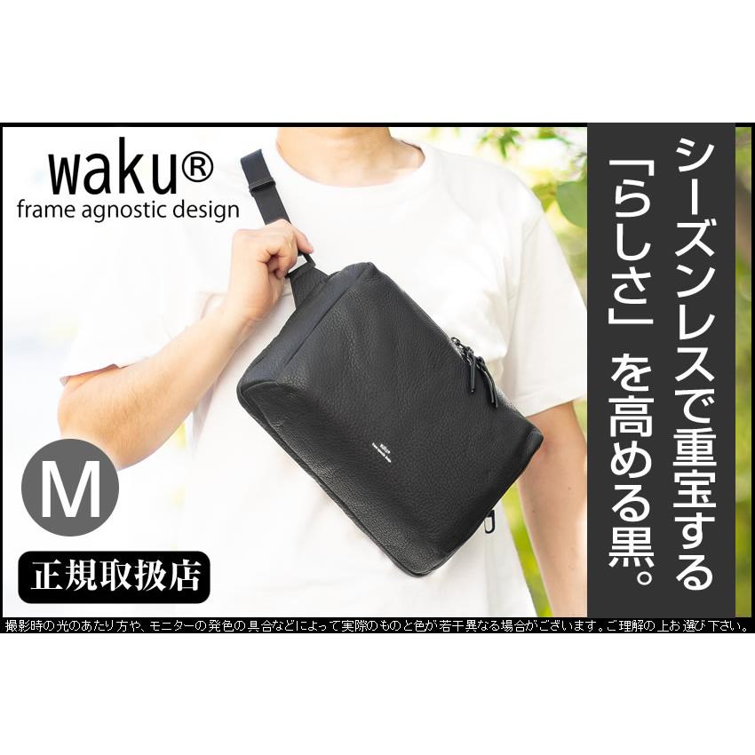 waku ワク ショルダーバッグ メンズ レディース ボディバッグ waku ワク ショルダーバッグ メンズ レディース ボディバッグ