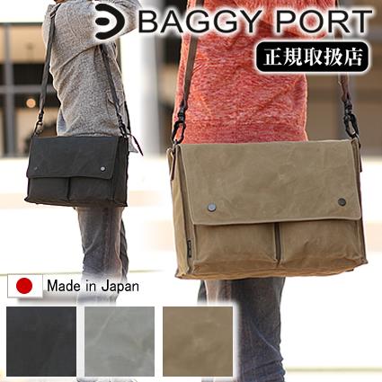 バギーポート BAGGY PORT ショルダーバッグ 中 ロウビキパラフィン BAGGY PORT（バギーポート） ショルダーバッグ 中 ロウビキパラフィン
