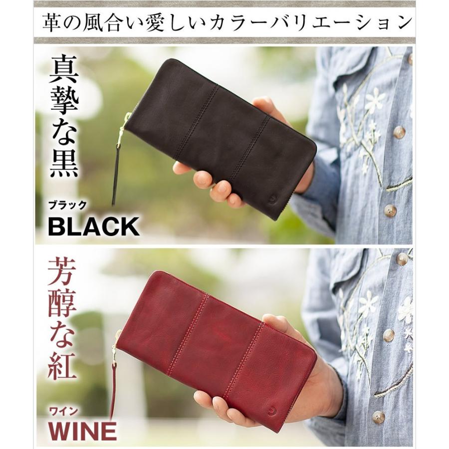 BAGGY PORT（バギーポート） 長財布 ラウンドファスナー 牛革