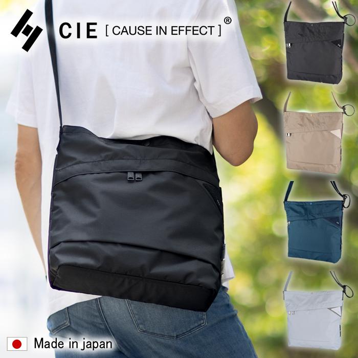 CIE ショルダーバッグ ブラック CIE（シー） バッグ ショルダーバッグ A4 斜め掛け 2WAY トート 手持ち