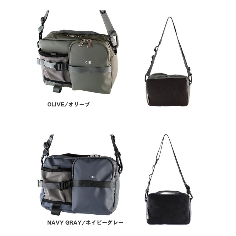 【CIE限定特典付き】 CIE シー バッグ ショルダーバッグ A5 メンズ レディース SHOULDER-03 Mサイズ 防水 耐久 ポリカーボネート加工 GRID3 日本製 032065の画像