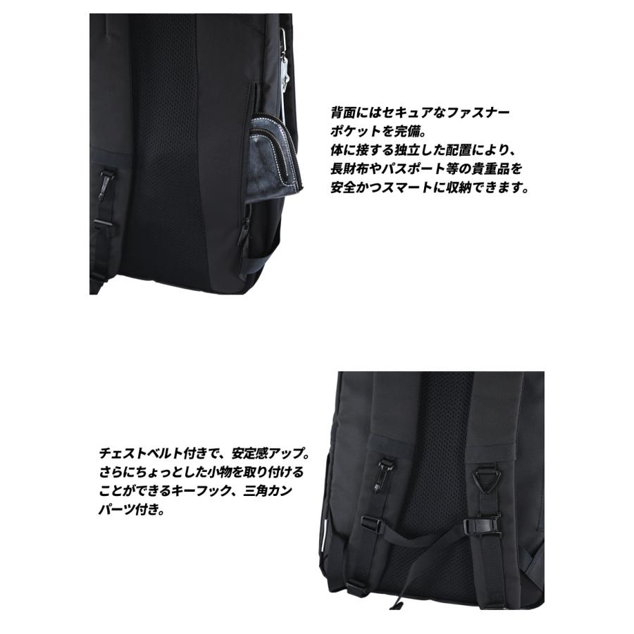 【CIE限定特典付き】 CIE シー リュック メンズ バックパック 大容量 豊岡鞄 日本製 B4 WEATHER BACKPACK 防水 耐久 軽量  WEATHER 071950の画像