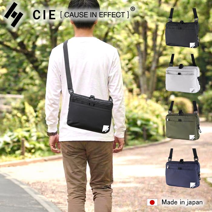 CIE（シー） ショルダーバッグ 横型 メンズ ショルダー 豊岡鞄 日本製