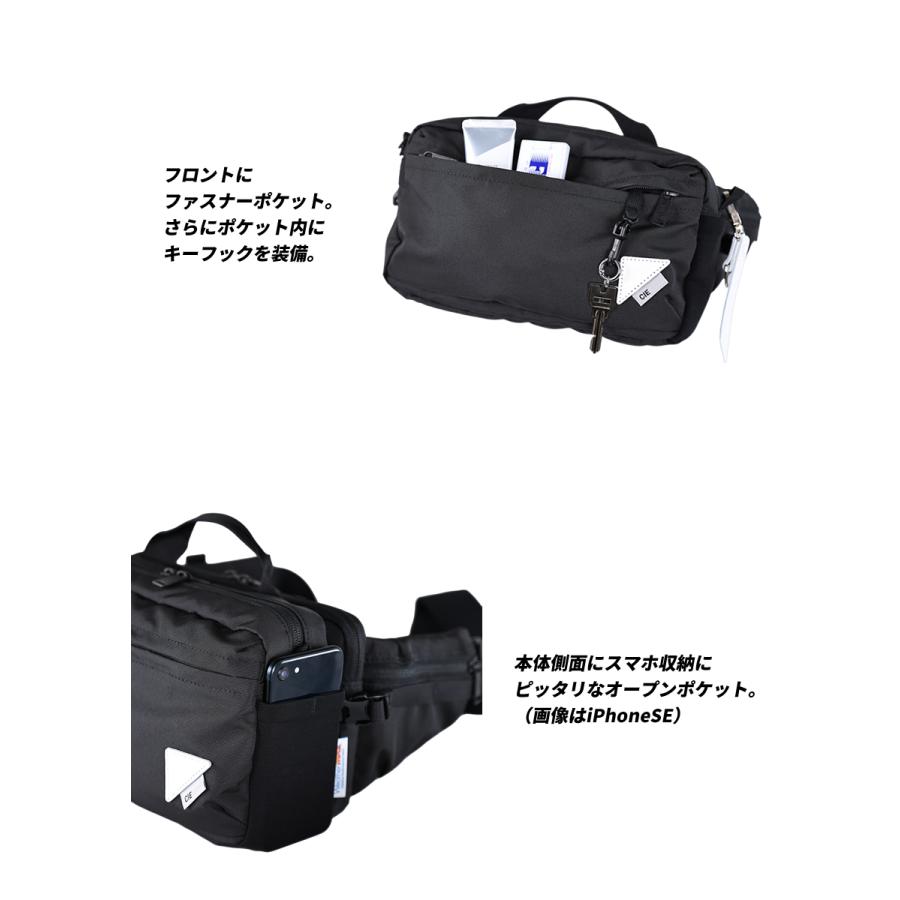 CIE（シー） ウエストバッグ メンズ ボディバッグ 豊岡鞄 日本製 斜め