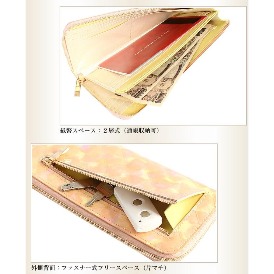 VIADOAN（ヴィアドアン） 長財布 レディース L字ファスナー 牛革 羊革