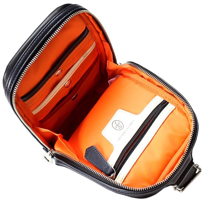 カステルバジャック!ワンショルダーバッグメンズドミネ中古品 カステルバジャック CASTELBAJAC カステルバジャック ドミネ ボディ