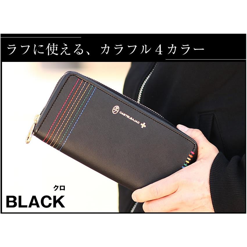 CASTELBAJAC（カステルバジャック） 財布 メンズ 長財布 財布 ラウンド