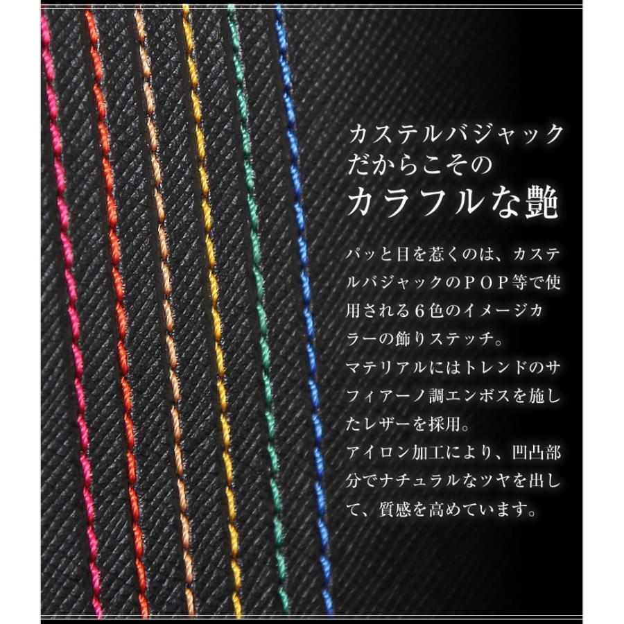 カステルバジャック キーケース メンズ レディース ラウンドファスナー スマートキーケース 小物 シェスト CASTELBAJAC chest 牛革 027609の画像