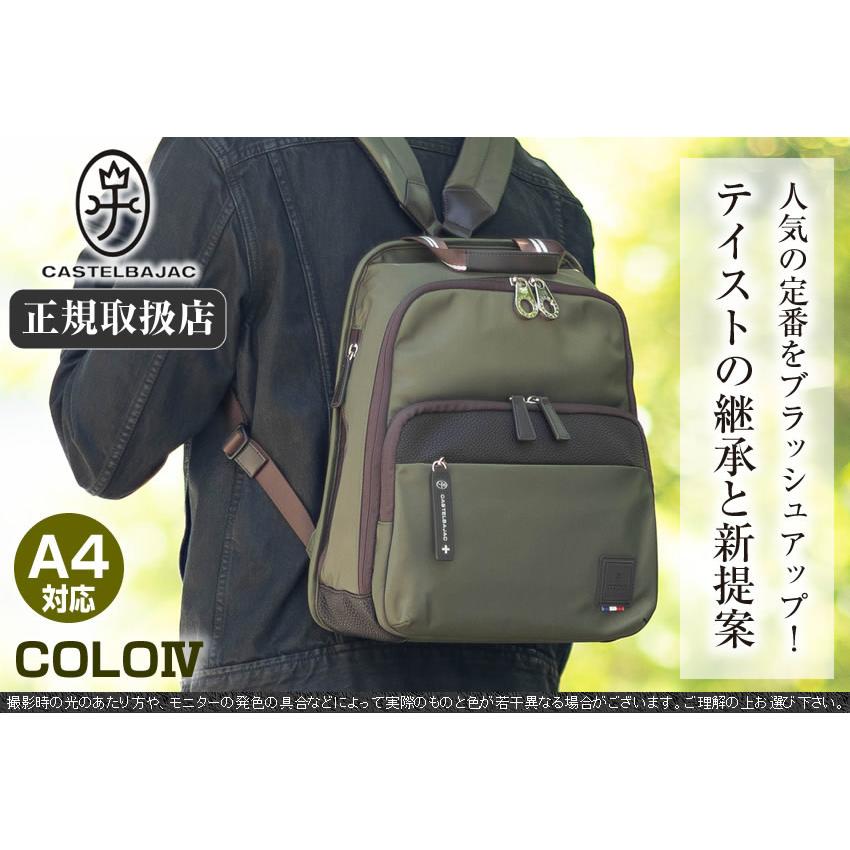 カステルバジャック リュック メンズ  レディース バックパック デイパック A4 カステル バジャック CASTELBAJAC コロ4 055761の画像