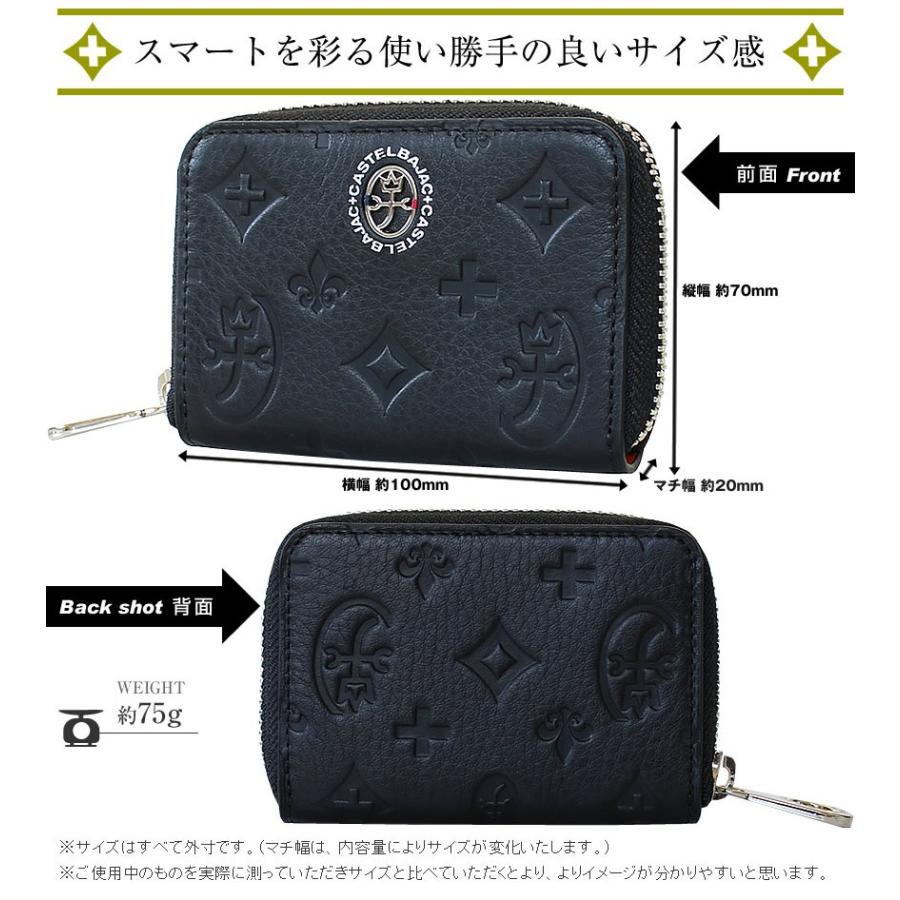 CASTELBAJAC（カステルバジャック） 小銭入れ コインケース ファスナー