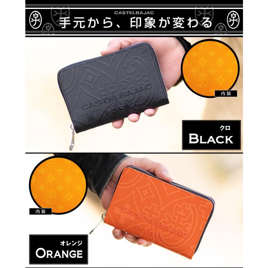 CASTELBAJAC（カステルバジャック） 財布 折財布 セミ長財布 ラウンド