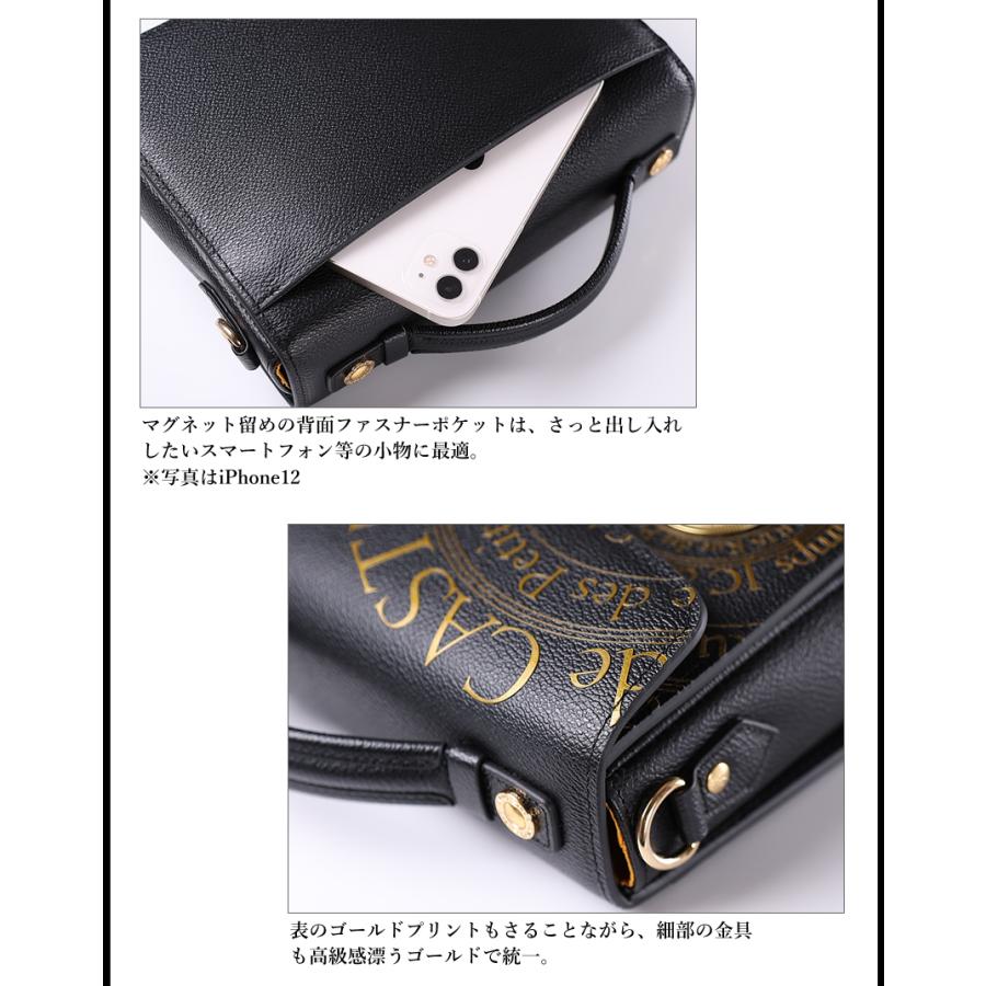 カステルバジャック 2way ショルダーバッグ クラー ブラック　レザー　総 CASTELBAJAC（カステルバジャック） バッグ ショルダーバッグ メンズ