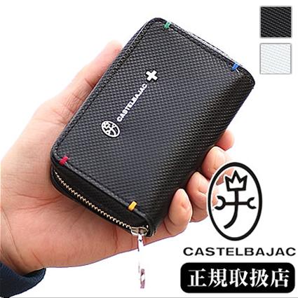 新品 定価14,300円 カステルバジャック 牛革 キーケース 小銭入れ 黒 CASTELBAJAC（カステルバジャック） キーケース トルク バジャック
