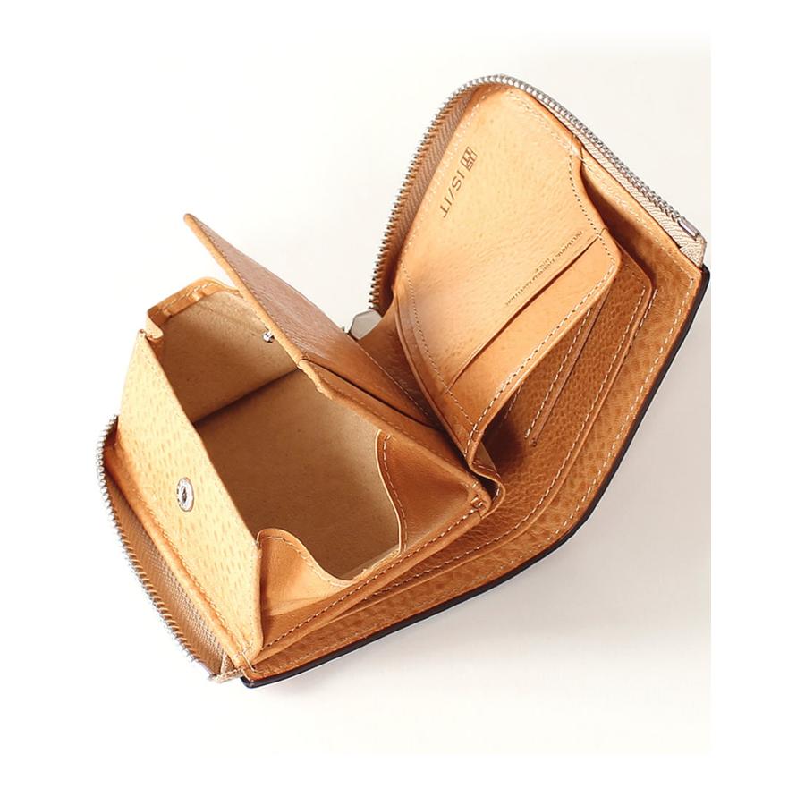 IS/IT イズイット 二つ折り財布 メンズ 折財布 L字ファスナー