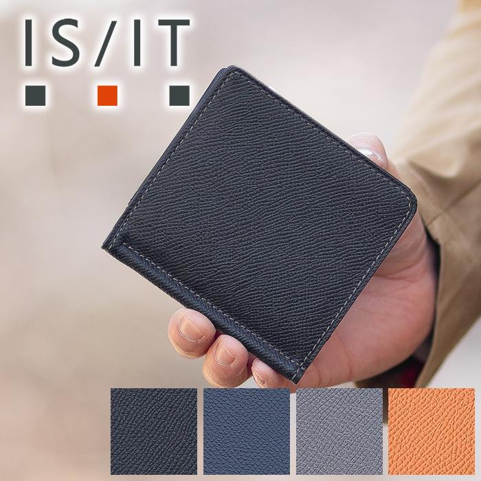 IS/IT（イズイット） 財布 二つ折り財布 メンズ 本革 マネークリップ