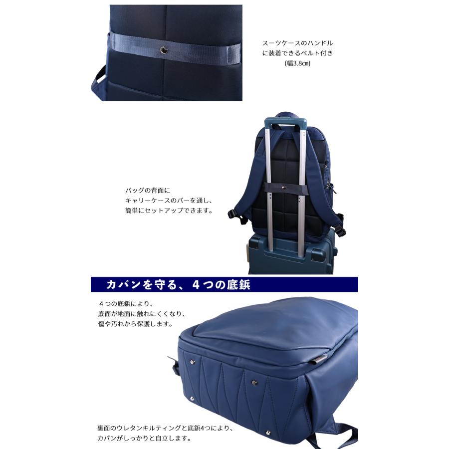 IS/IT（イズイット） ビジネスリュック メンズ リュック B4 シリコン