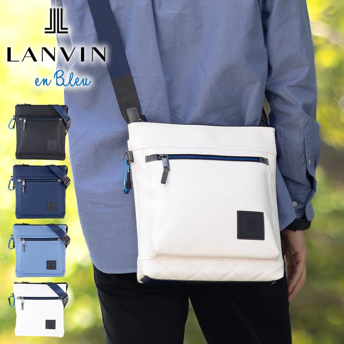 ランバンオンブルー バッグ ショルダーバッグ メンズ ショルダー B5 縦型 防汚 LANVIN en Bleu クレンズ Cleans 502112