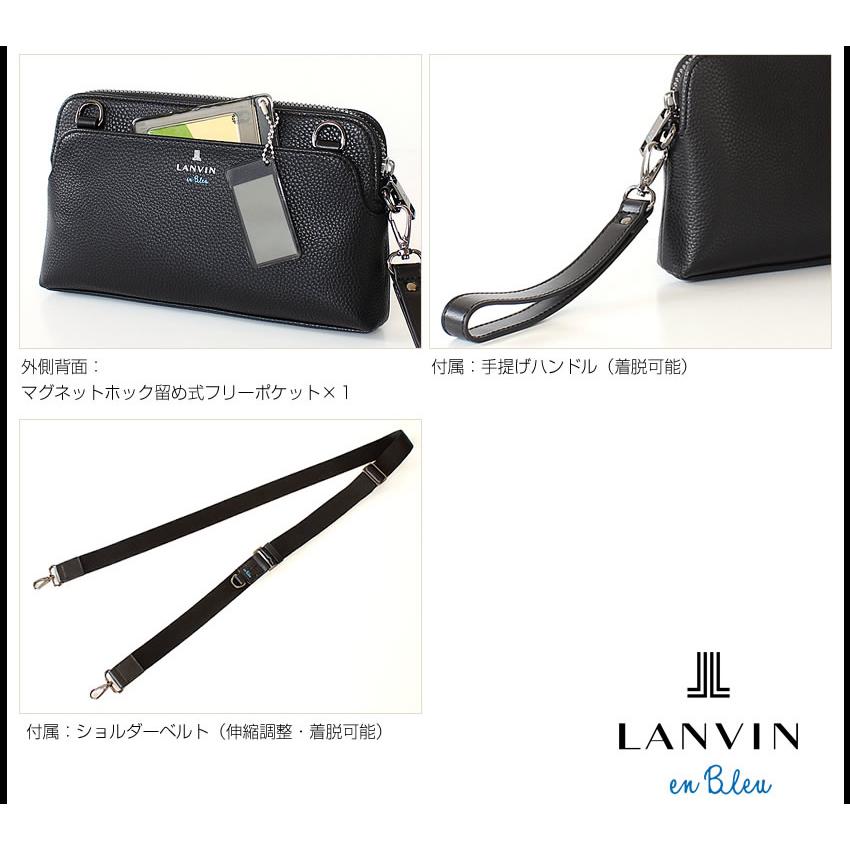 LANVIN en Bleu ランバンオンブルー バッグ クラッチバッグ メンズ