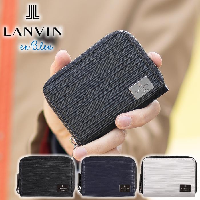 【新品/本物】LANVIN en Bleu　L字ファスナー小銭入れ/黒 LANVIN en Bleu ランバンオンブルー 小銭入れ メンズ コインケース