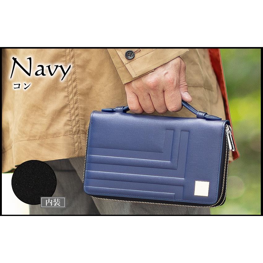 LANVIN en Bleu ランバンオンブルー バッグ セカンドバッグ メンズ