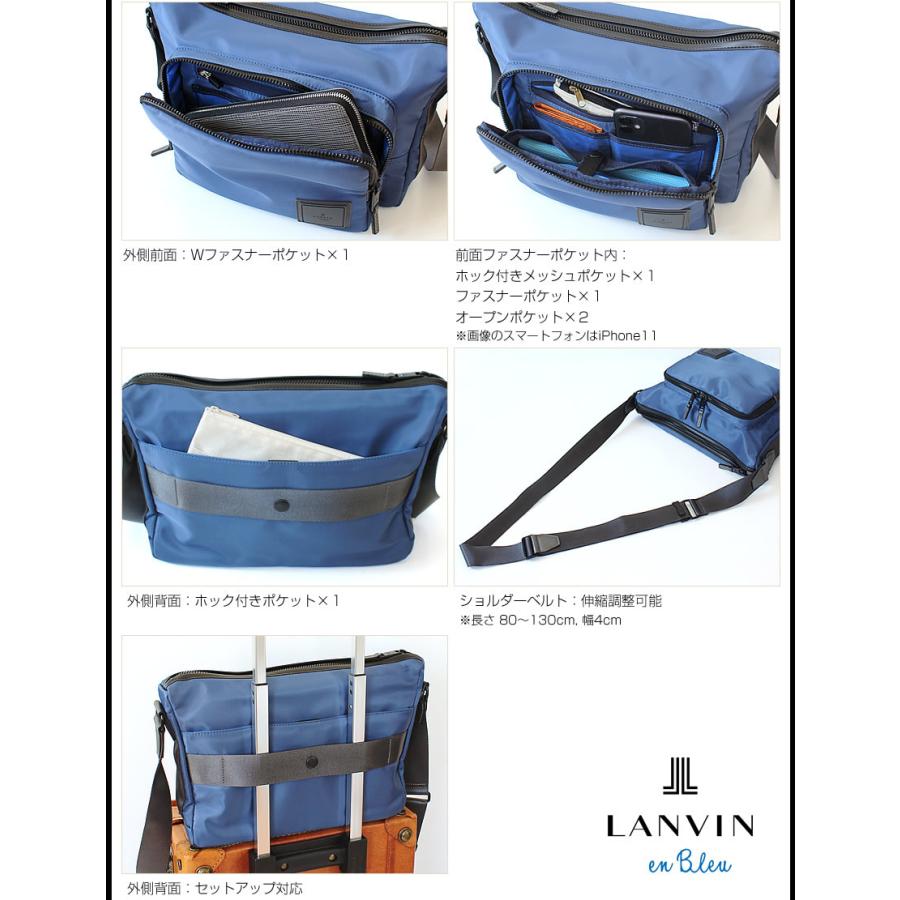 LANVIN en Bleu ランバンオンブルー バッグ ショルダーバッグ メンズ
