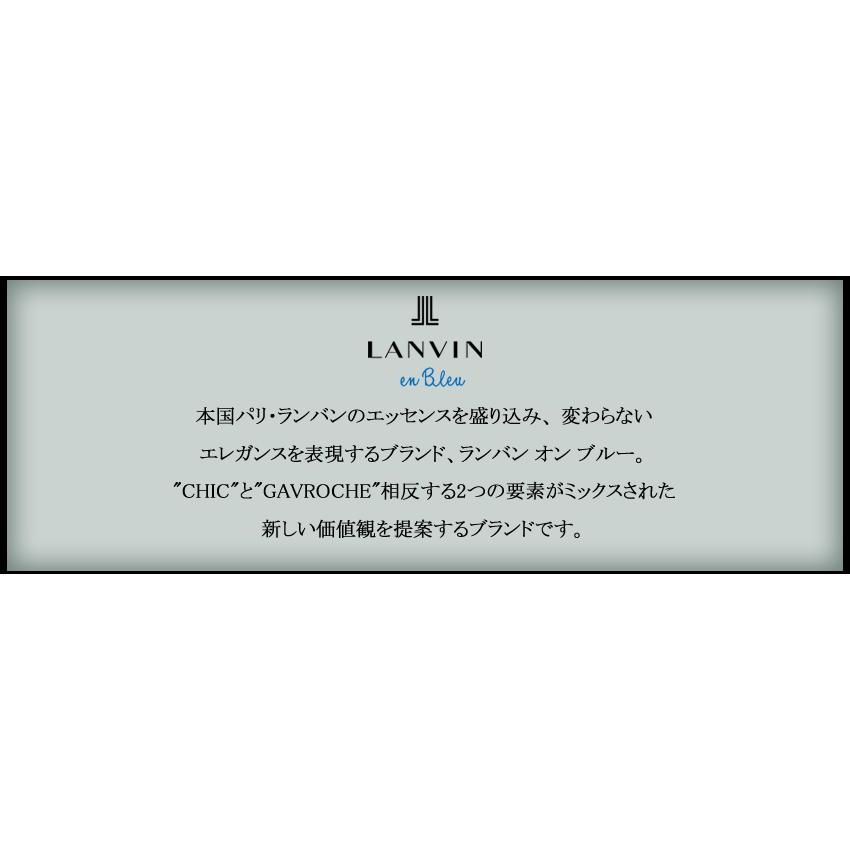 ランバンオンブルー トートーバッグ メンズ レザートート A4 LANVIN en Bleu フェリチタ 日本製 牛革 574701の画像