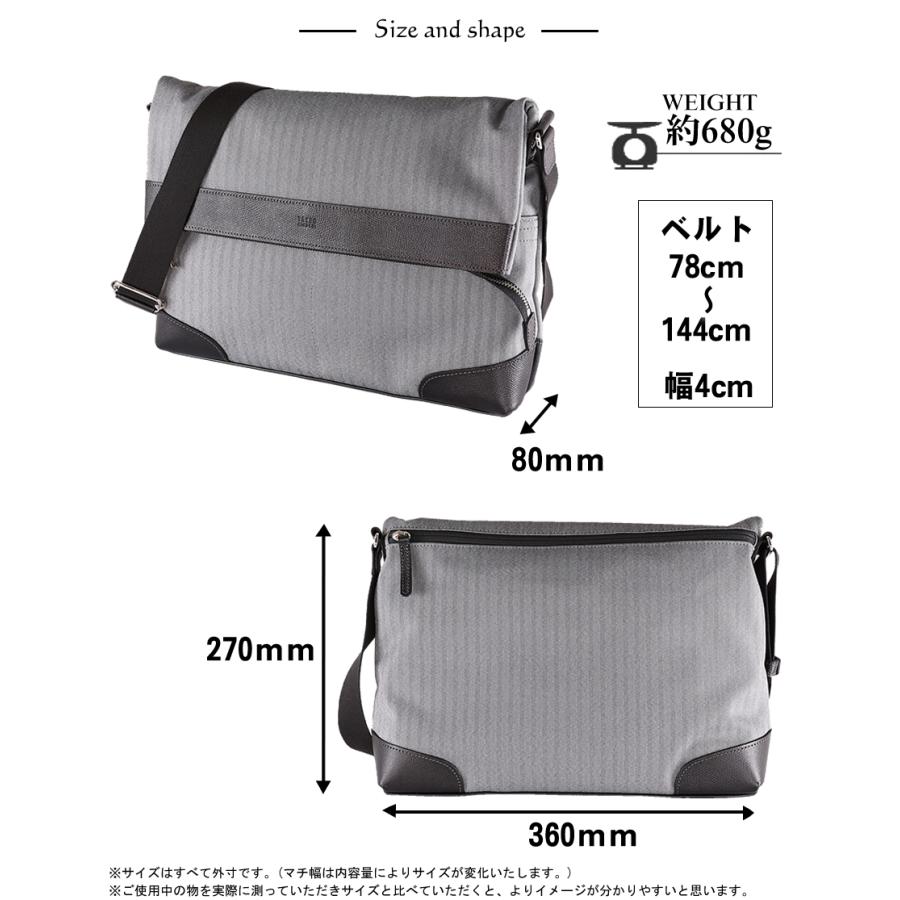 タケオキクチ ショルダーバッグ メンズ ショルダー A4 TAKEO KIKUCHI TK サード 723102の画像