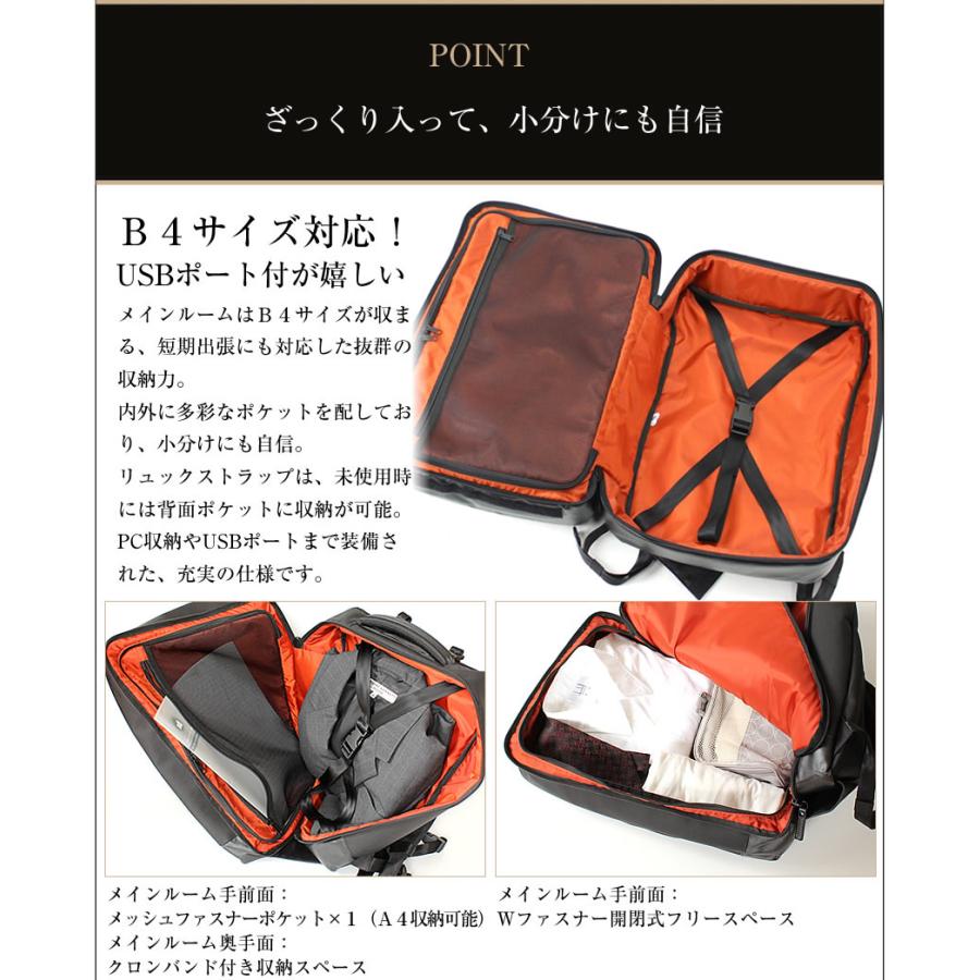BAUER（BERMAS） バーマス ビジネスリュック リュックサック 