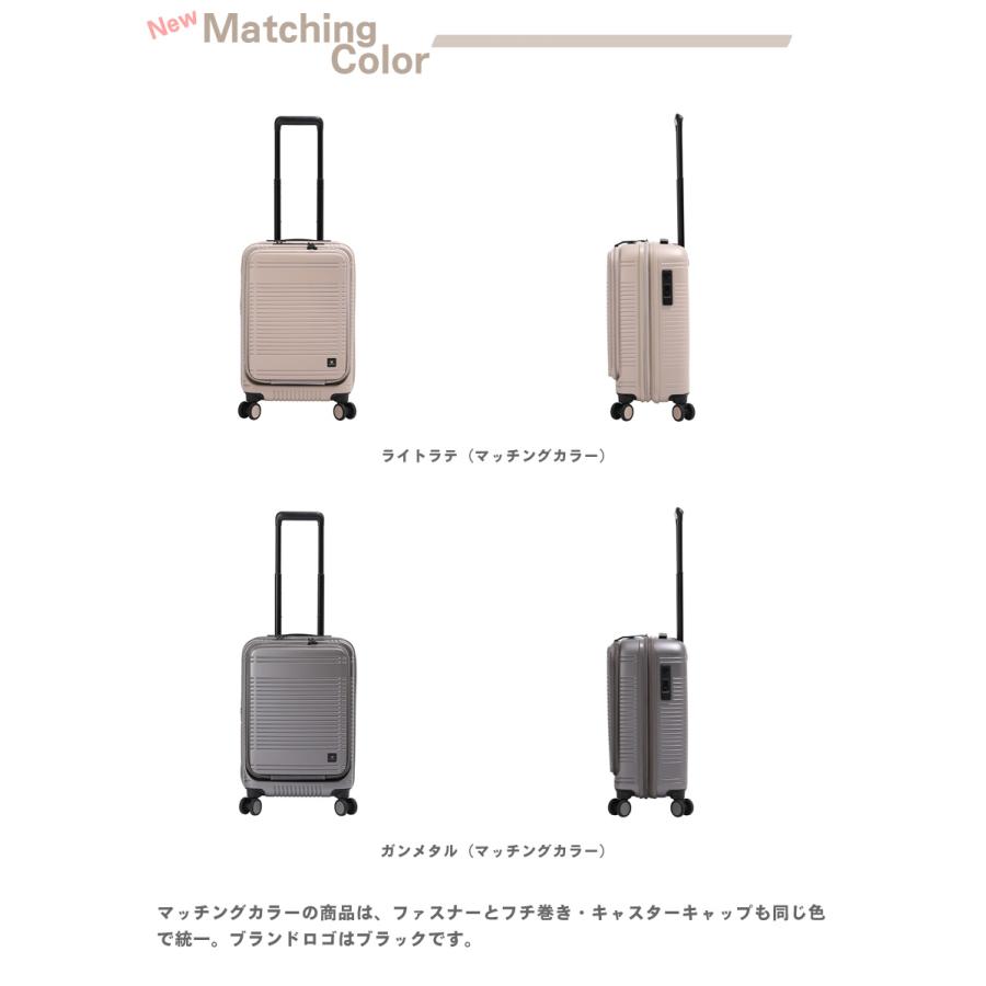 バーマス キャリーケース スーツケース ユーロシティ2 フロントオープンファスナー 48c BERMAS Euro City2 エキスパンダブル 38〜45L 60295の画像