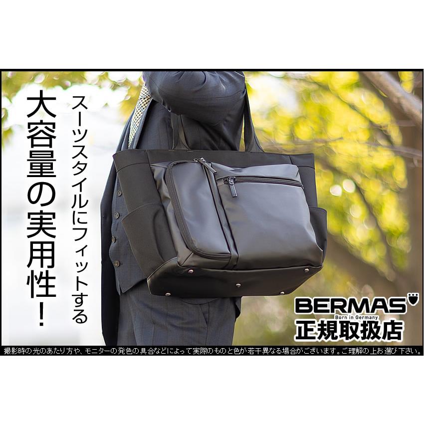 バーマス トートバッグ ビジネストート メンズ レディース 横型トート