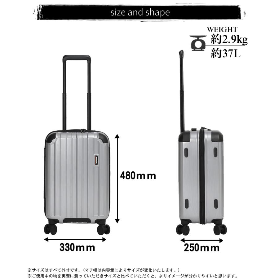 BERMAS（バーマス） スーツケース 新商品 37L 軽量 ファスナータイプ