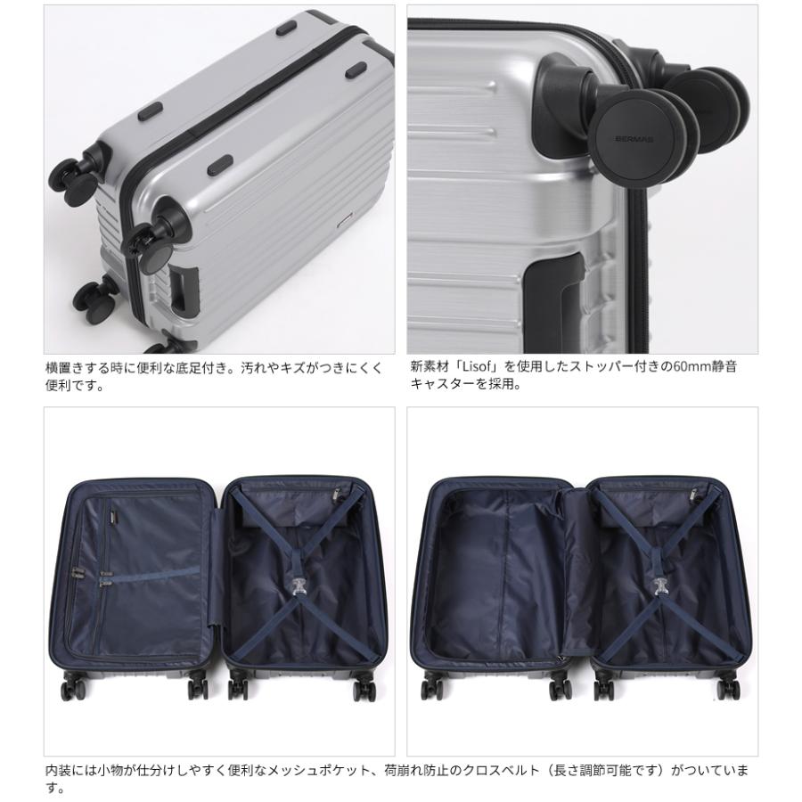 BERMAS（バーマス） スーツケース キャリー ケース 新商品 ファスナー