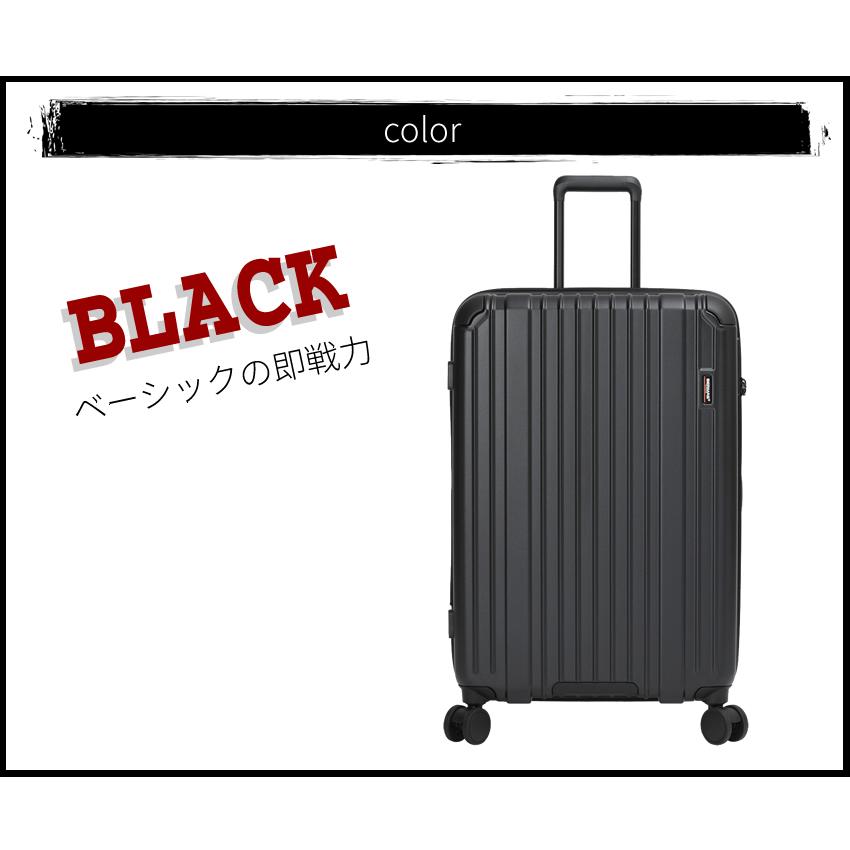 バーマス スーツケース キャリー ケース 92L 新商品 ファスナータイプ 軽量 キャリーバッグ ヘリテージ3 BERMAS heritage3 Lサイズ 無料手荷物サイズ 60542 BSの画像