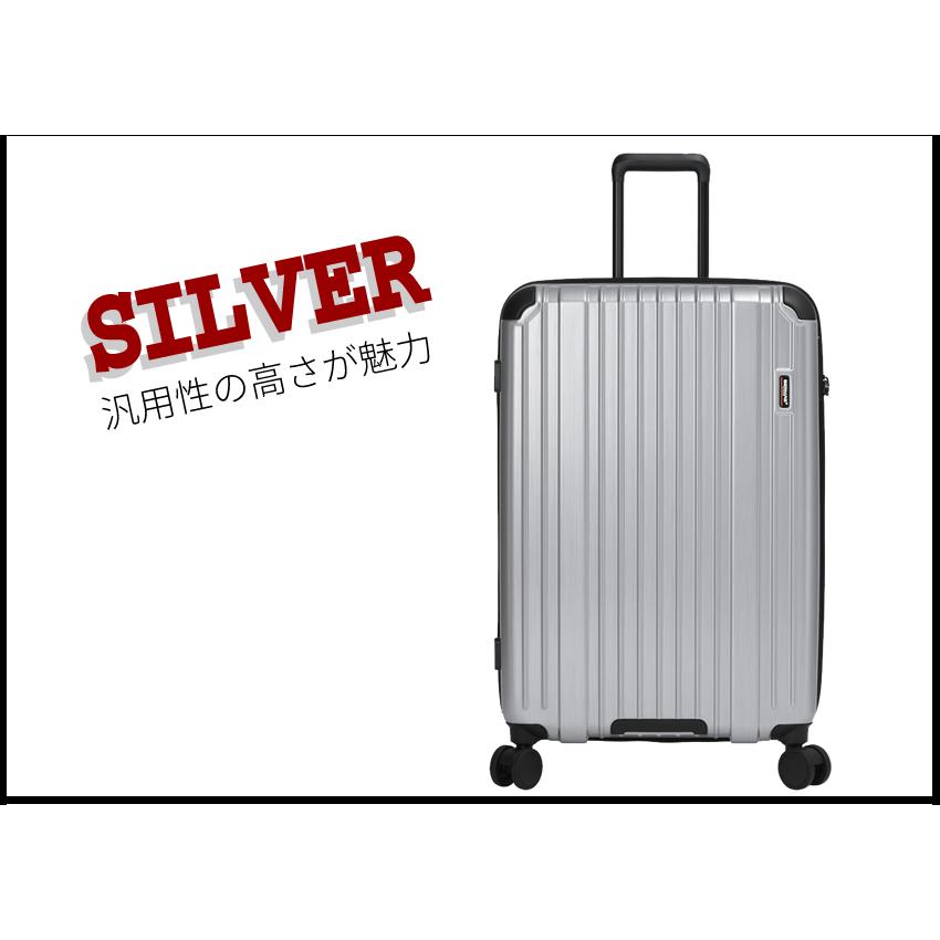 バーマス スーツケース キャリー ケース 92L 新商品 ファスナータイプ 軽量 キャリーバッグ ヘリテージ3 BERMAS heritage3 Lサイズ 無料手荷物サイズ 60542 BSの画像