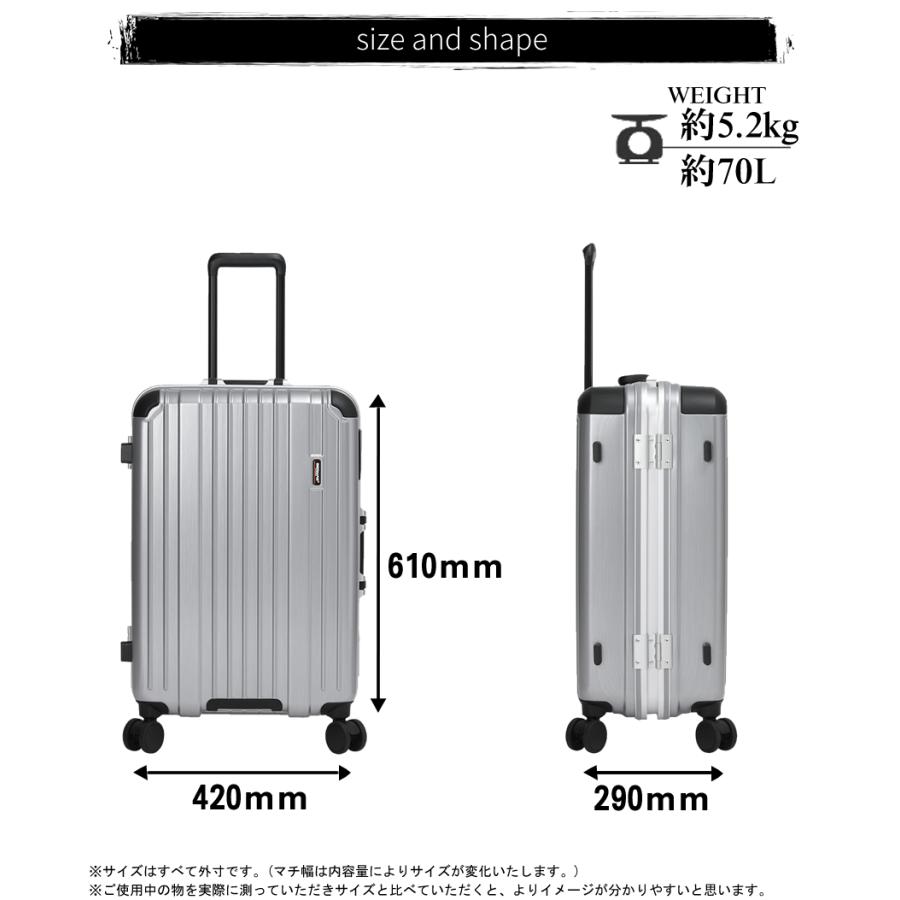 BERMASバーマス スーツケース(機内持ち込みサイズ) BERMAS（バーマス） スーツケース キャリー ケース 新商品 70L 軽量