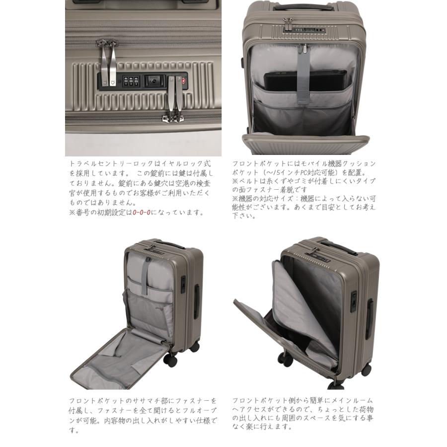 BERMAS 【20%クーポン】 バーマス スーツケース フロント