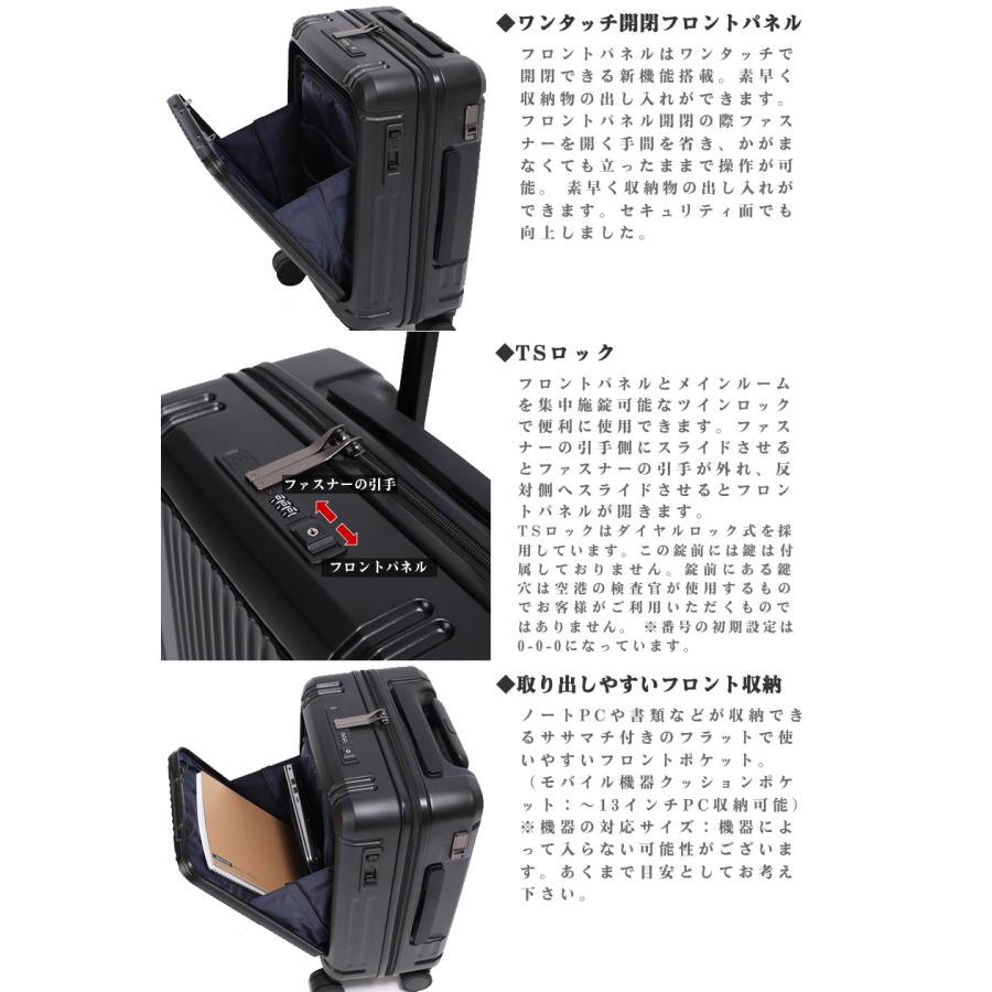 BERMAS（バーマス） スーツケース キャリーケース 36L 1-2泊 機内持込