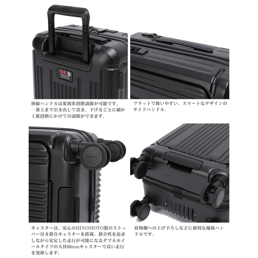 BERMAS（バーマス） スーツケース キャリーケース 36L 1-2泊 機内持込