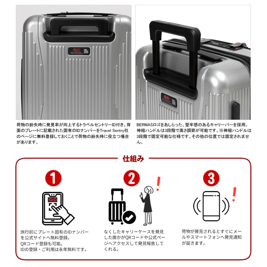BERMASキャリーケース BERMAS（バーマス） スーツケース キャリー ケース 新商品 36L 機内