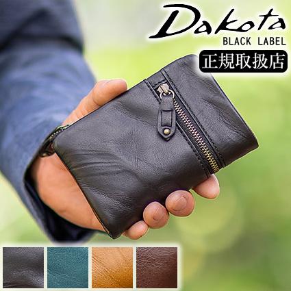 【廃盤 】Dakota バルバロ 二つ折り財布 ブラック 黒 Dakota（ダコタ） メンズ レディース 財布 折財布 二つ折り財布 牛革
