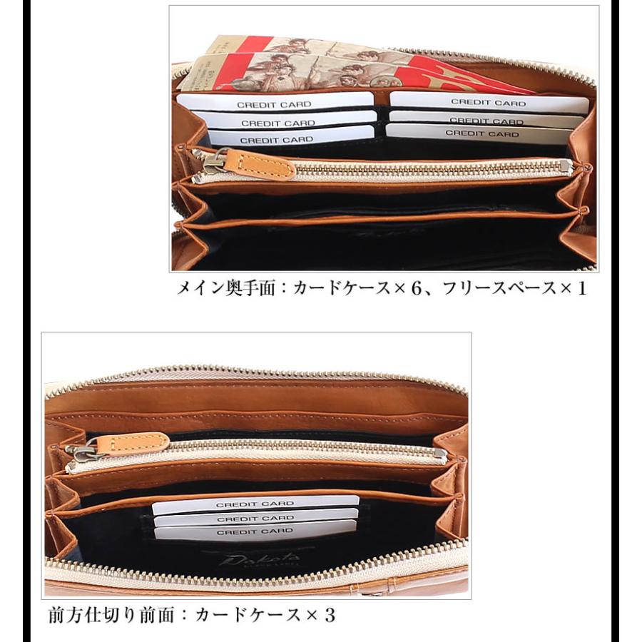 Dakota（ダコタ） メンズ レディース 財布 長財布 ラウンドファスナー