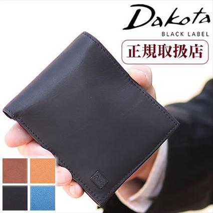 Dakota（ダコタ） メンズ 財布 折財布 二つ折り財布 牛革 Dakota BLACK
