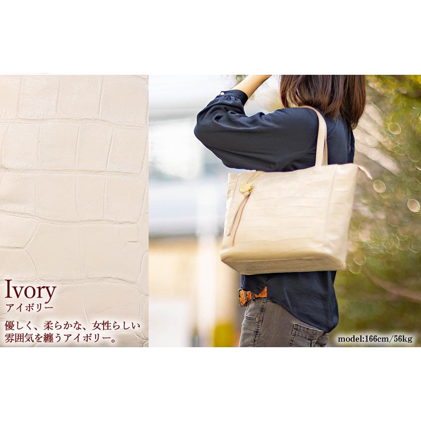 【かわいいレガロ特典付き】 レガロ REGALO トートバッグ 天ファストート レディース A4 BARDOT ROSE バルドロゼ ジェントルクロコ 牛革 日本製 br-5826の画像