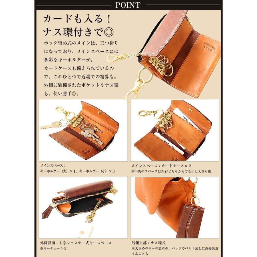ネルド キーケース キーホルダー メンズ レディース プエブロ PUEBRO