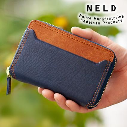 NELD（ネルド） 財布 折り財布 二つ折り財布 ラウンドファスナー BOX