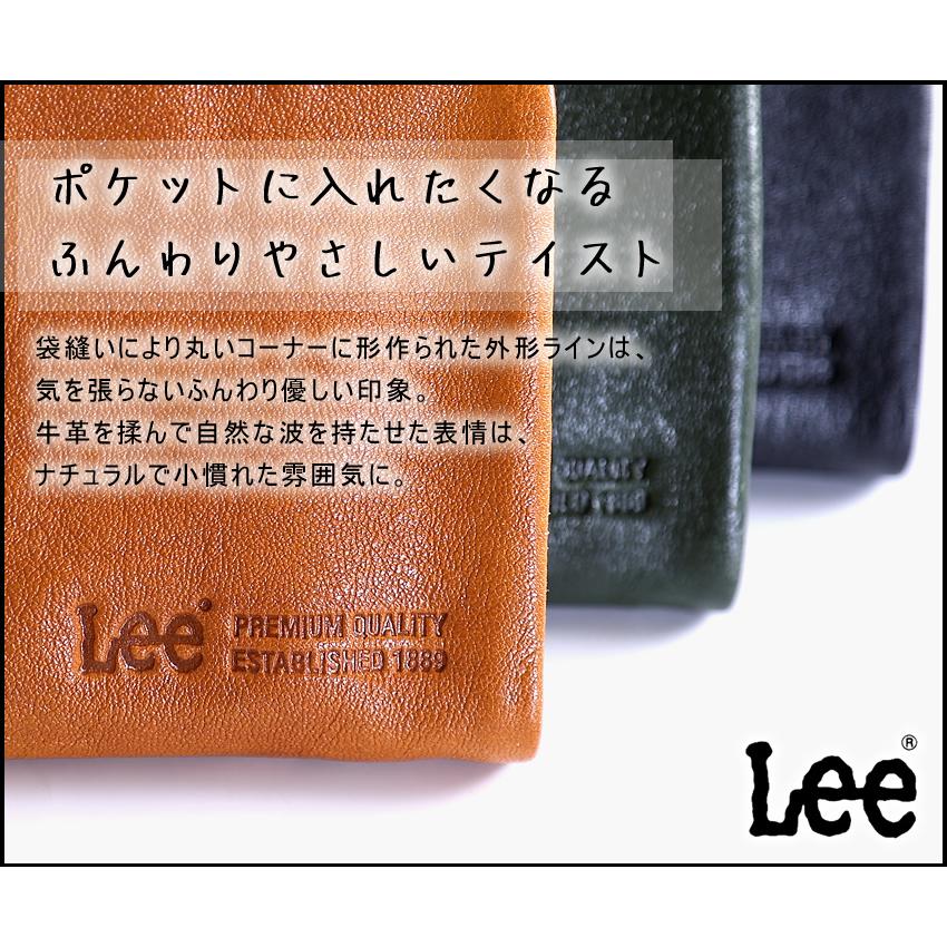 Lee（リー） 財布 二つ折り財布 メンズ ミドル 折財布 イタリアン