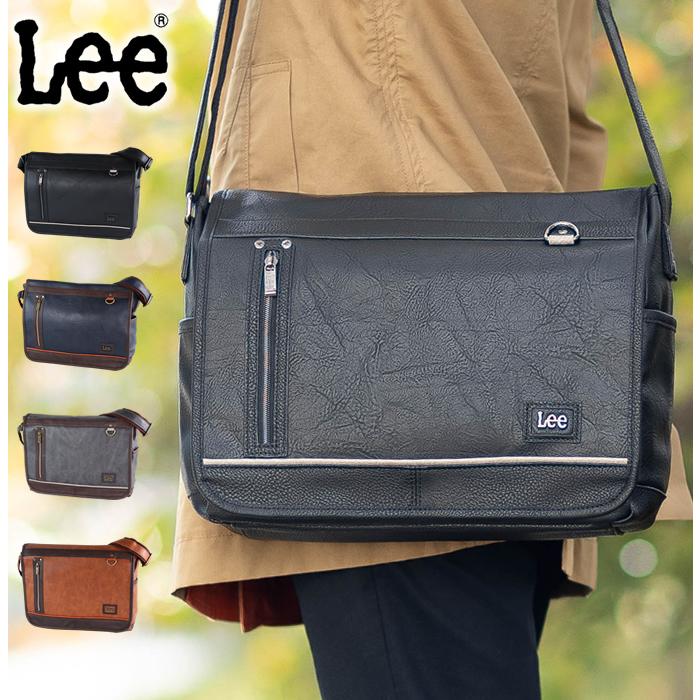 Lee（リー） バッグ ショルダーバッグ かぶせ フラップ A4 軽量